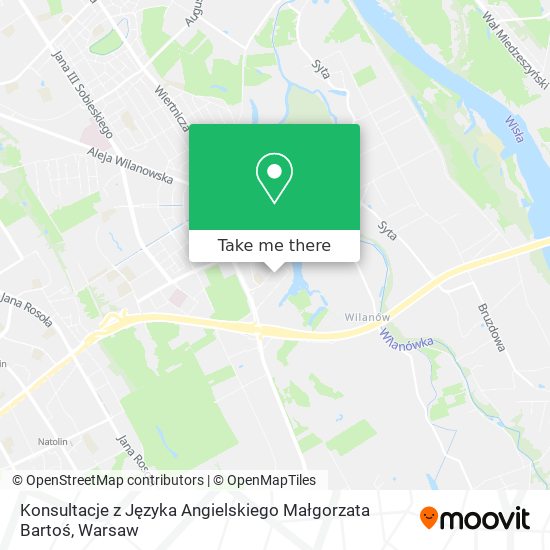 Konsultacje z Języka Angielskiego Małgorzata Bartoś map