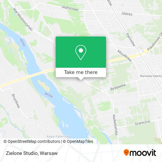 Zielone Studio map