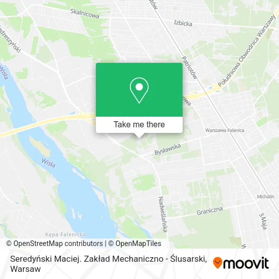 Seredyński Maciej. Zakład Mechaniczno - Ślusarski map