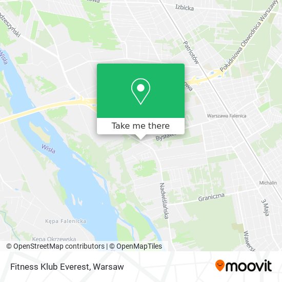 Fitness Klub Everest map