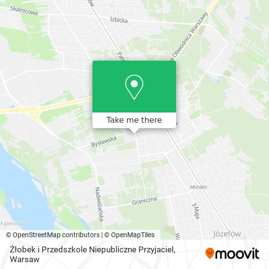 Żłobek i Przedszkole Niepubliczne Przyjaciel map