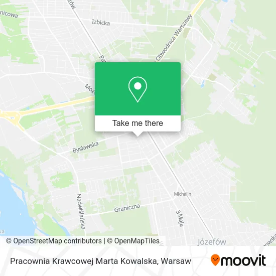 Pracownia Krawcowej Marta Kowalska map