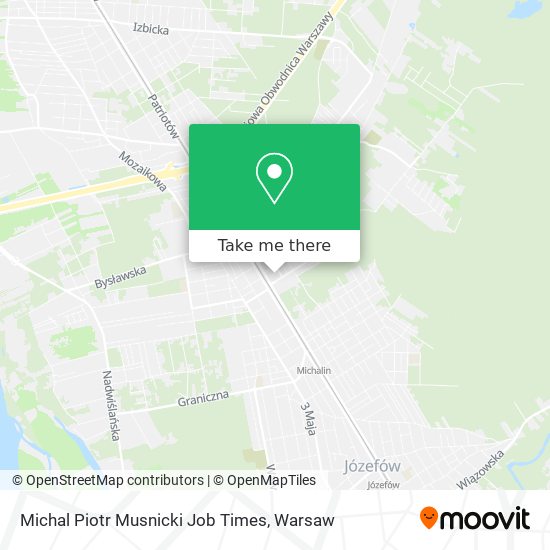 Michal Piotr Musnicki Job Times map