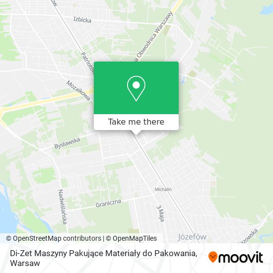 Di-Zet Maszyny Pakujące Materiały do Pakowania map