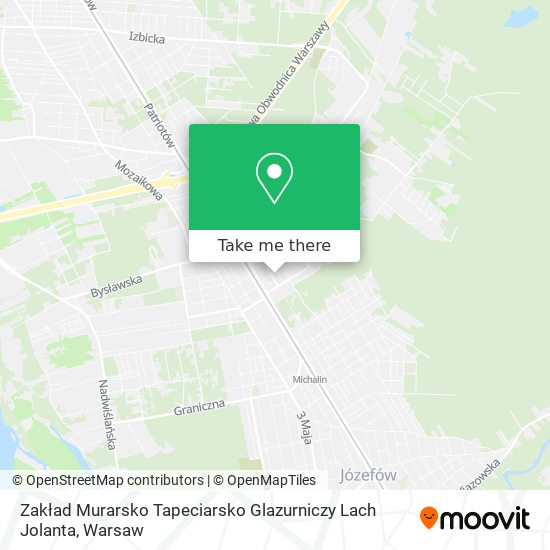 Zakład Murarsko Tapeciarsko Glazurniczy Lach Jolanta map