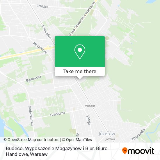 Budeco. Wyposażenie Magazynów i Biur. Biuro Handlowe map