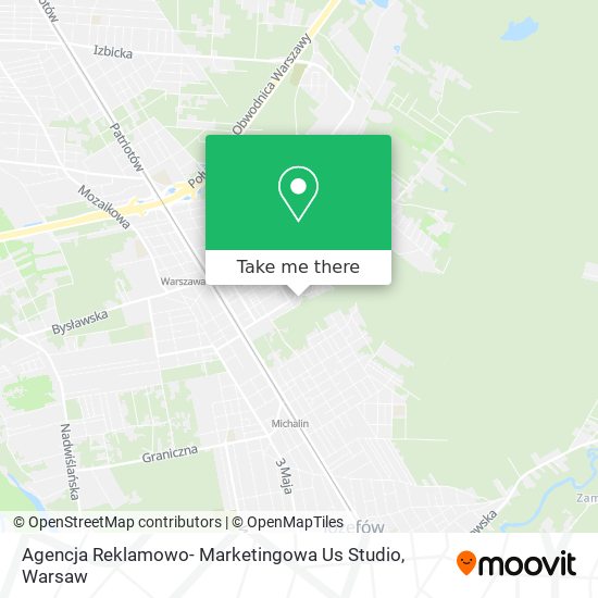 Agencja Reklamowo- Marketingowa Us Studio map