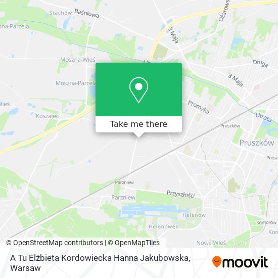 A Tu Elżbieta Kordowiecka Hanna Jakubowska map