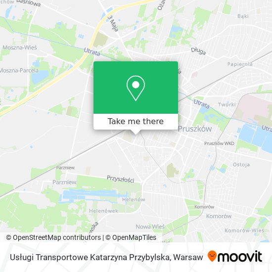 Usługi Transportowe Katarzyna Przybylska map