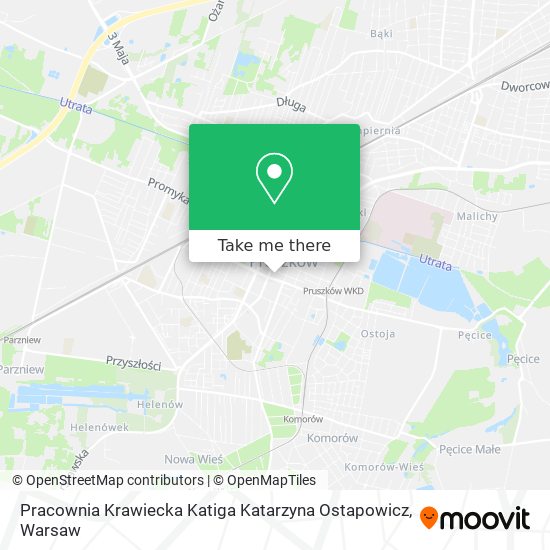 Pracownia Krawiecka Katiga Katarzyna Ostapowicz map