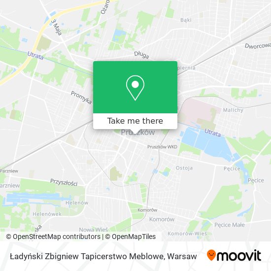 Ładyński Zbigniew Tapicerstwo Meblowe map