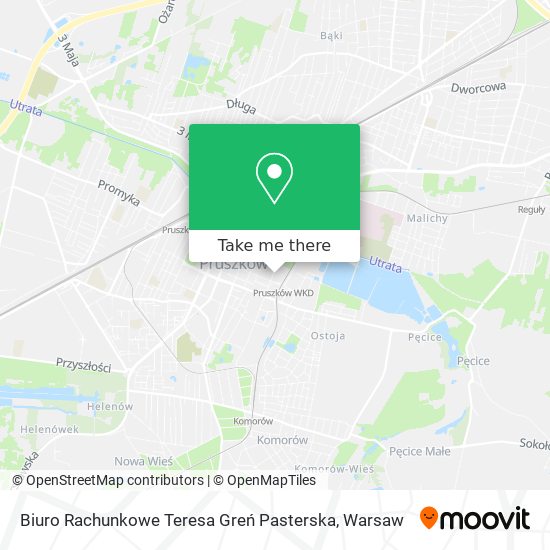 Biuro Rachunkowe Teresa Greń Pasterska map