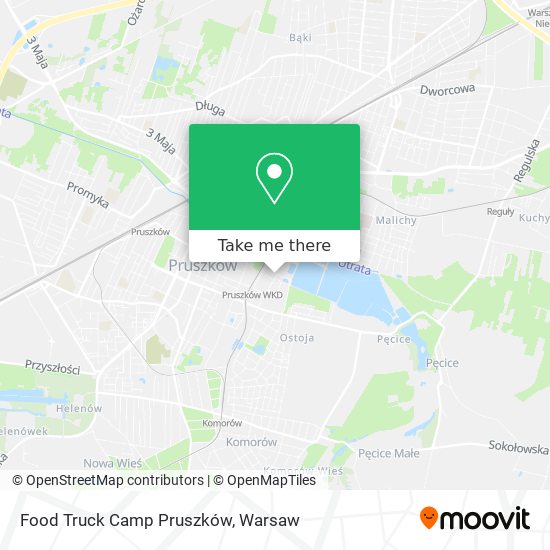 Food Truck Camp Pruszków map