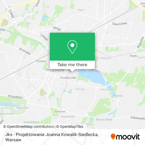 Jks - Projektowanie Joanna Kowalik-Siedlecka map
