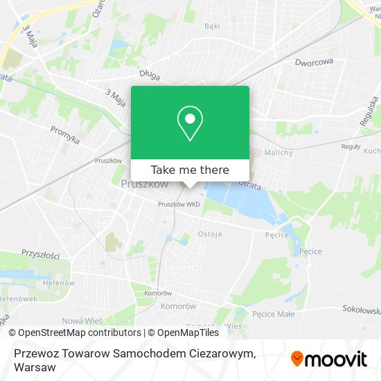 Przewoz Towarow Samochodem Ciezarowym map