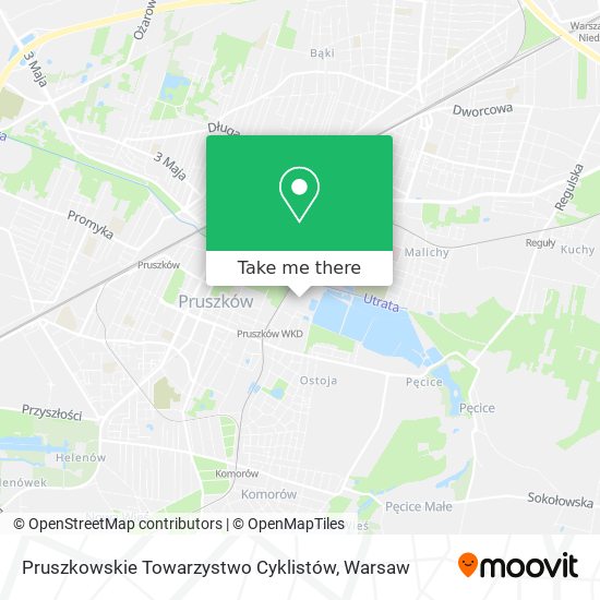 Pruszkowskie Towarzystwo Cyklistów map