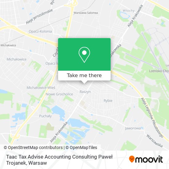 Taac Tax Advise Accounting Consulting Paweł Trojanek map