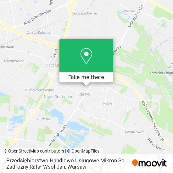 Przedsiębiorstwo Handlowo Usługowe Mikron Sc Zadrożny Rafał Wsół Jan map