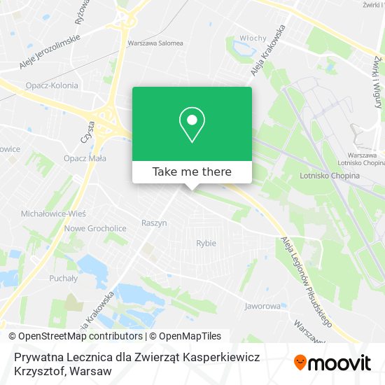 Prywatna Lecznica dla Zwierząt Kasperkiewicz Krzysztof map