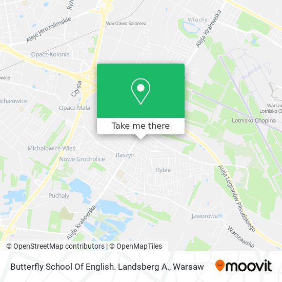 Butterfly School Of English. Landsberg A. map