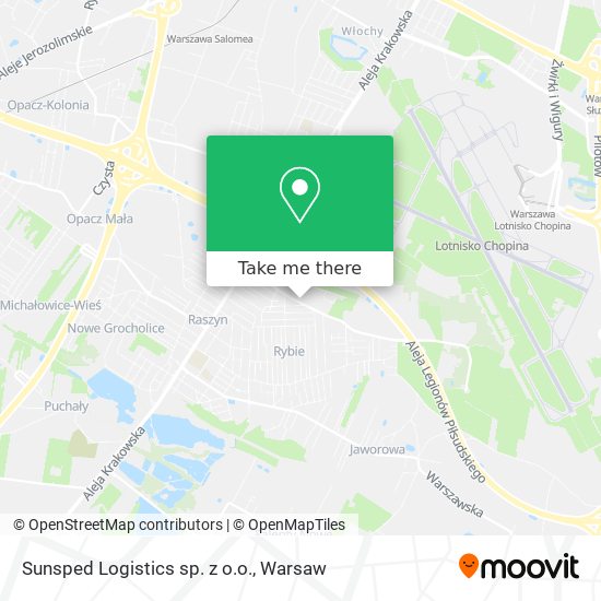 Sunsped Logistics sp. z o.o. map
