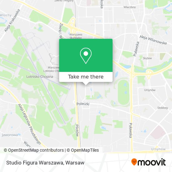 Studio Figura Warszawa map