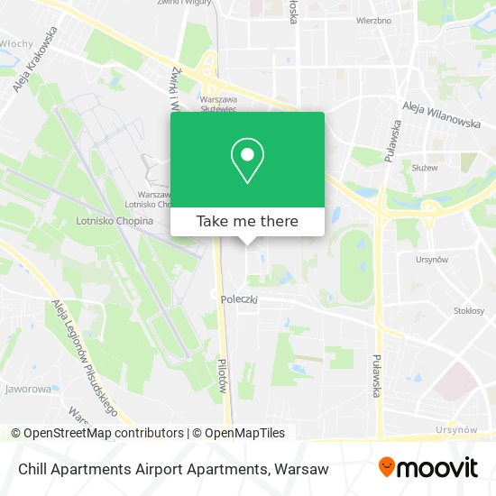 Chill Apartments Airport Apartments map