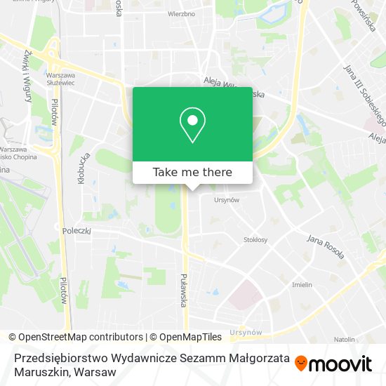 Przedsiębiorstwo Wydawnicze Sezamm Małgorzata Maruszkin map