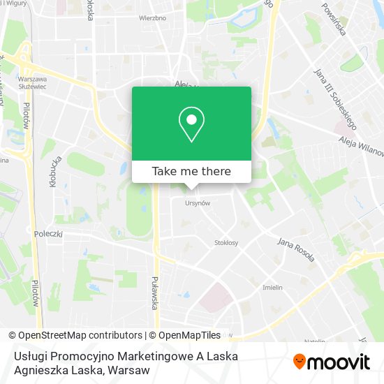 Usługi Promocyjno Marketingowe A Laska Agnieszka Laska map