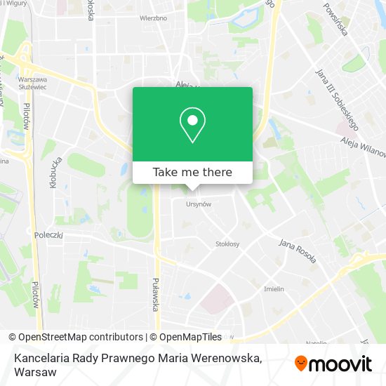 Kancelaria Rady Prawnego Maria Werenowska map