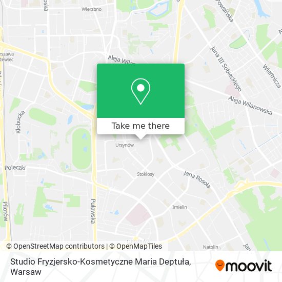 Studio Fryzjersko-Kosmetyczne Maria Deptuła map