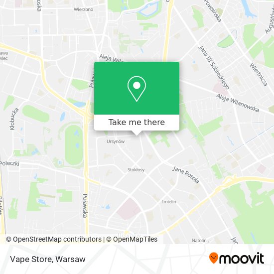 Vape Store map