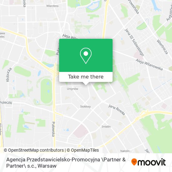 Agencja Przedstawicielsko-Promocyjna \Partner & Partner\ s.c. map