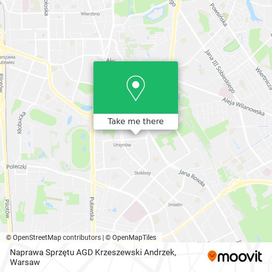 Naprawa Sprzętu AGD Krzeszewski Andrzek map