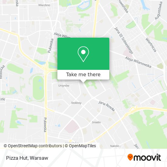 Pizza Hut map