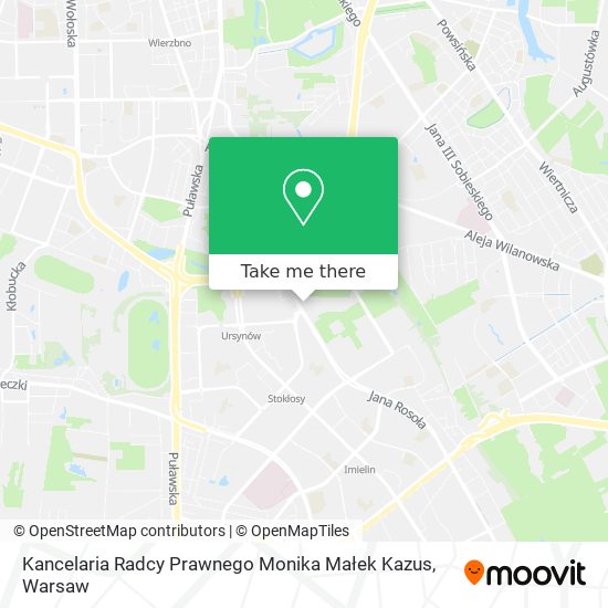 Kancelaria Radcy Prawnego Monika Małek Kazus map