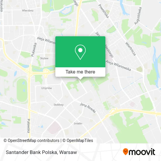 Santander Bank Polska map