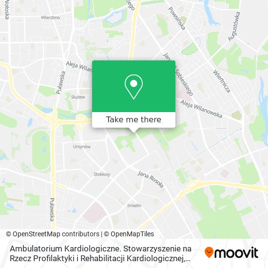 Ambulatorium Kardiologiczne. Stowarzyszenie na Rzecz Profilaktyki i Rehabilitacji Kardiologicznej map