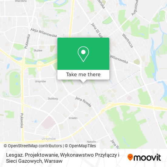 Lesgaz. Projektowanie, Wykonawstwo Przyłączy i Sieci Gazowych map