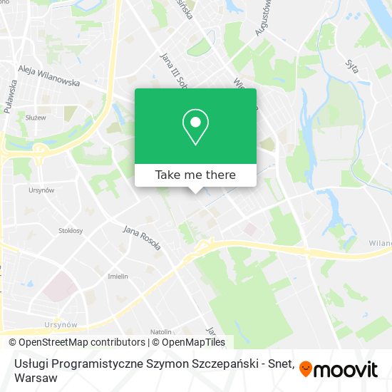 Usługi Programistyczne Szymon Szczepański - Snet map