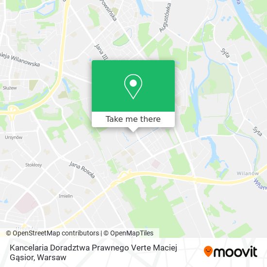 Kancelaria Doradztwa Prawnego Verte Maciej Gąsior map