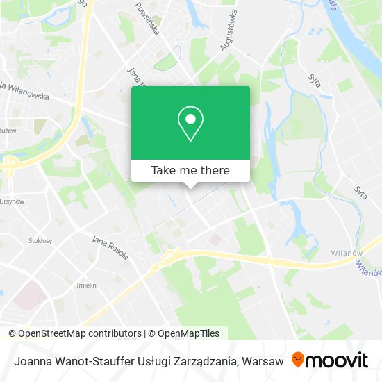 Joanna Wanot-Stauffer Usługi Zarządzania map