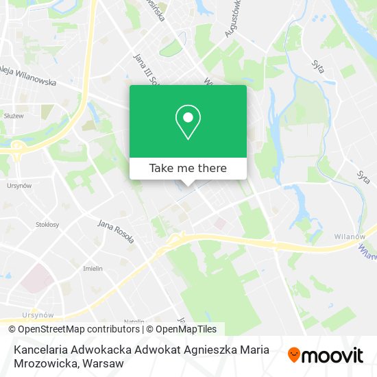 Карта Kancelaria Adwokacka Adwokat Agnieszka Maria Mrozowicka