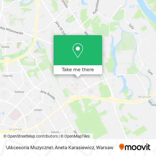 Карта \Akcesoria Muzyczne\ Aneta Karasiewicz