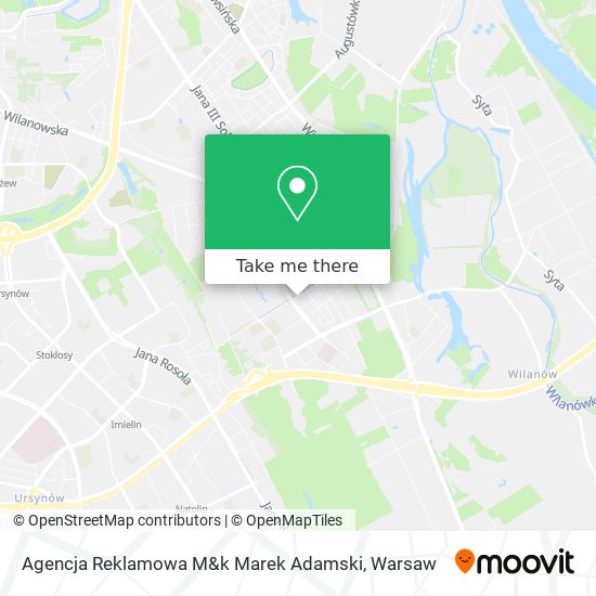 Agencja Reklamowa M&k Marek Adamski map