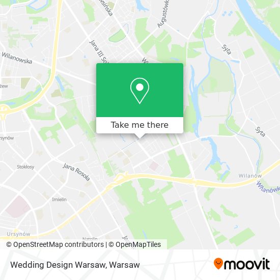 Wedding Design Warsaw map