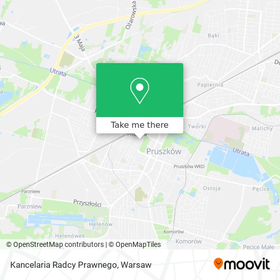 Kancelaria Radcy Prawnego map