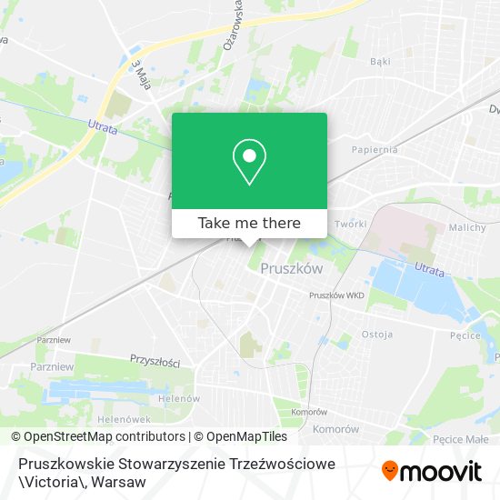 Pruszkowskie Stowarzyszenie Trzeźwościowe \Victoria\ map