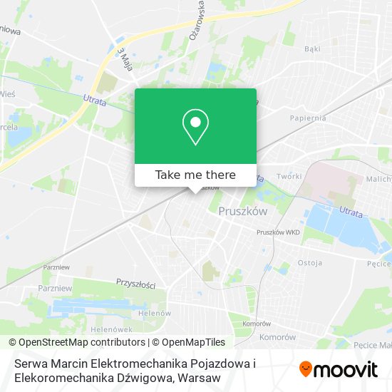 Serwa Marcin Elektromechanika Pojazdowa i Elekoromechanika Dźwigowa map