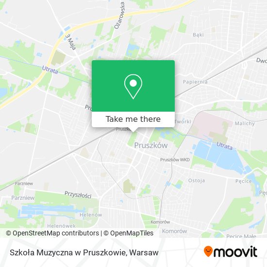 Szkoła Muzyczna w Pruszkowie map